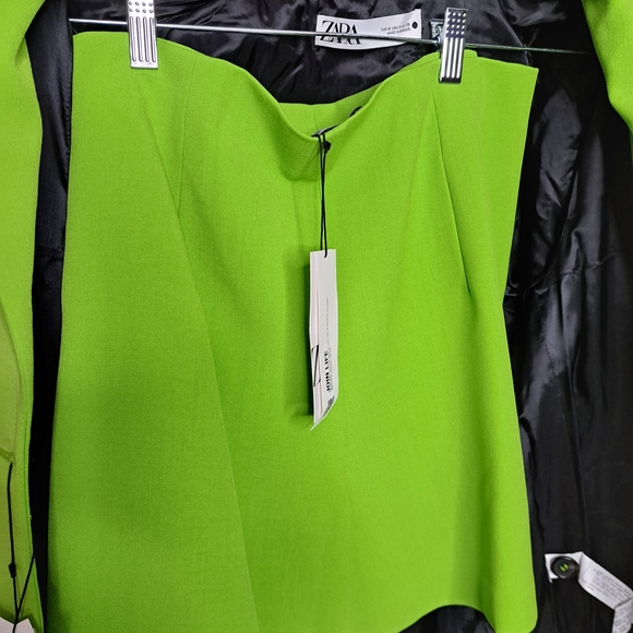 Zara Men's Green Blazer - Picture 8 of 8